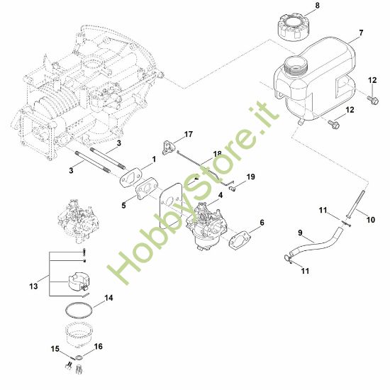Picture of G - Sistema di alimentazione carburante EVC 200.2 (EVC200-0003)
